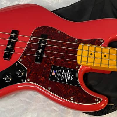 NEW ! Fender American Professional Classic Jazz Bass - Faded Dakota Red - Authorized Dealer - In-Stock! G05760 image 1