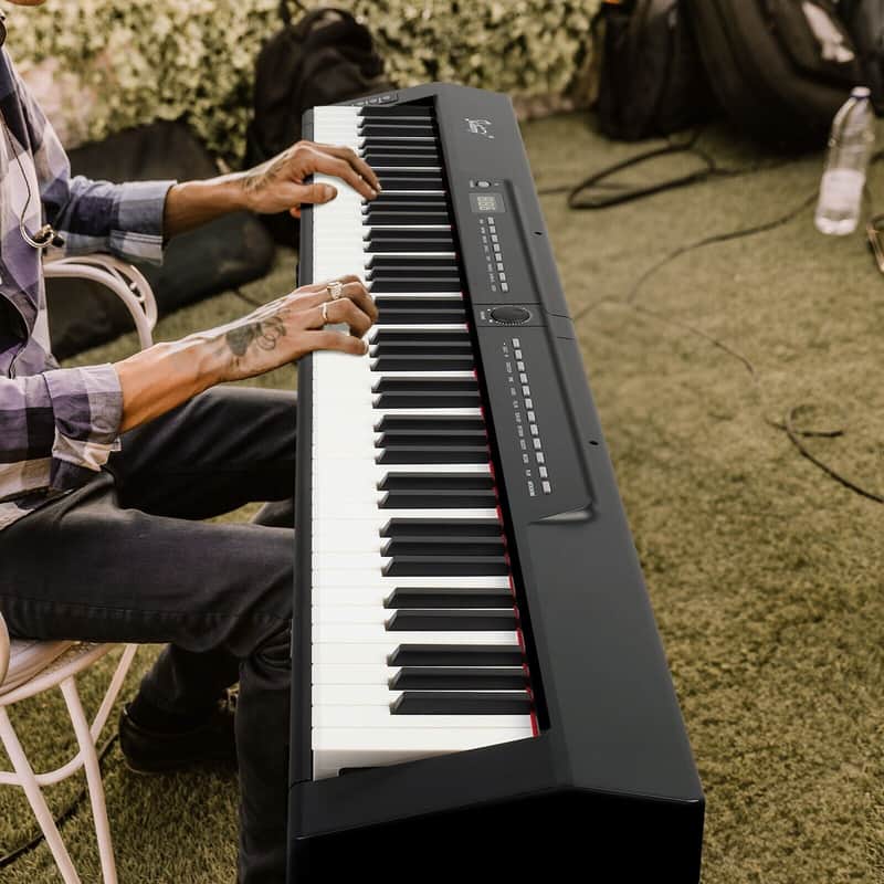 Free Shipping! 🎹88 Key Portable Foldable Electric Piano / Keyboard MIDI, USB, Soft Case / Gig Bag, Microphone, & Sustain Pedal!🎹 image 1