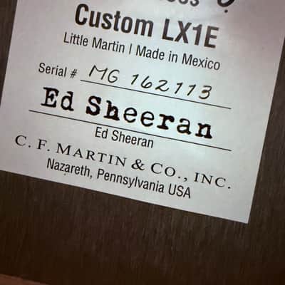 Martin LX1E Ed Sheeran Signature Plus 2013 - 2015 - Natural image 8