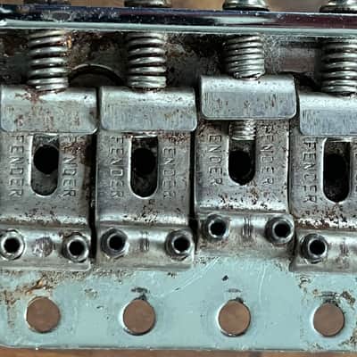 Fender USA Stratocaster Bridge ~ STRAT USA Heavy BLOCK image 6