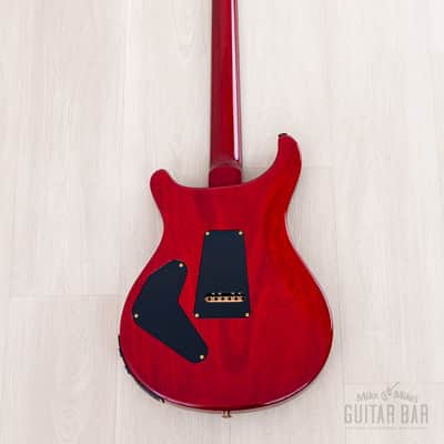 2023 Paul Reed Smith Core Custom 24 Piezo 10 Top Charcoal Cherry Burst w/ Case, Tags image 3