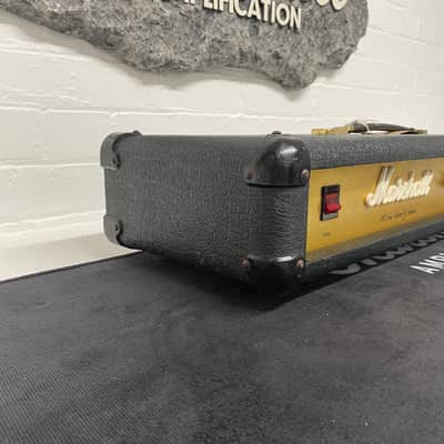 Marshall 1976 JMP Lead & Bass 100w Solid State Head Model #2195 Black image 4