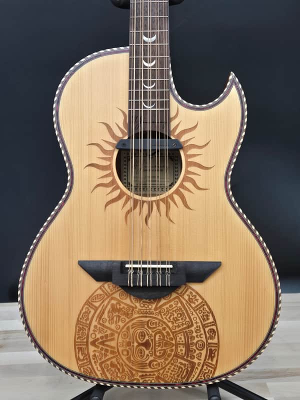 H. Jimenez LBQ1GXE-MC Bajo Quinto With Hardshell Case image 1