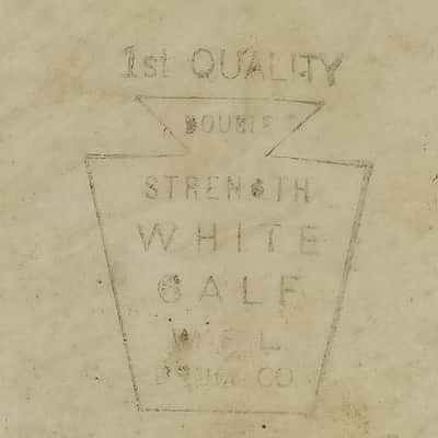 WFL Drum Co/Ludwig 15"Calf Skin Keystone Snare/Tom Head Batter/Resonant 40s USA image 2
