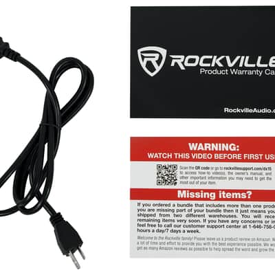 Rockville DX15 15" Class D 2000w PRO Powered Active DJ PA Speaker 500w RMS Loud image 9