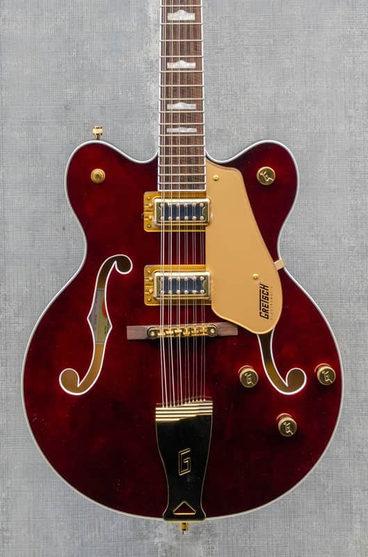 Gretsch G5422G-12 Electromatic Classic Hollow Body Double-Cut 12-String Walnut Stain Gold Hardware image 1