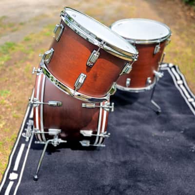 Rogers Cleveland 3-Piece Shell Pack in Satin Dark Mahogany, 22/13/16 image 4