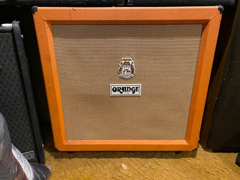 Orange 4 X 12 - Original Celestion Speakers 2000 - Original Tolex and Grill Cover image 1