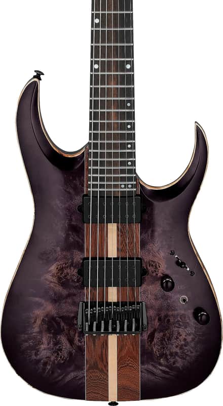 Ibanez RGA217P1PB Premium 7-String Electric Guitar, Ebony Fingerboard, Deep Twilight Burst image 1