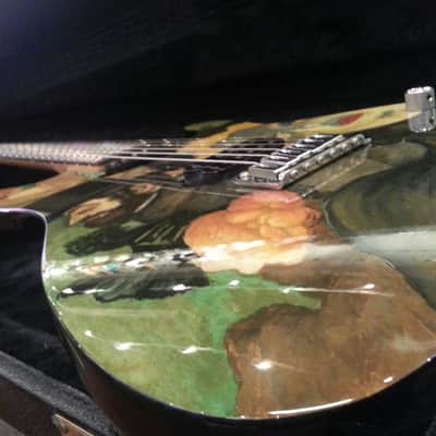 Schecter USA original Masterworks #5, NOS 1998 Toulouse-Lautrec Custom Graphic image 19