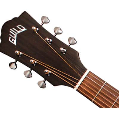 Guild F-240E Jumbo Acoustic/Electric Guitar - Natural - Open Box image 4