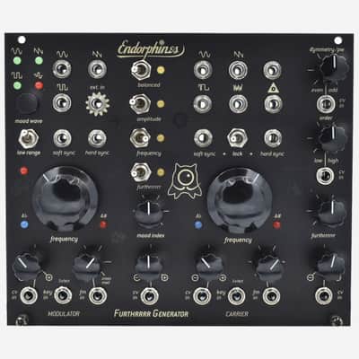 Endorphin.es FURTHRRRR GENERATOR (Black) Eurorack Dual Complex Oscillator Module image 1