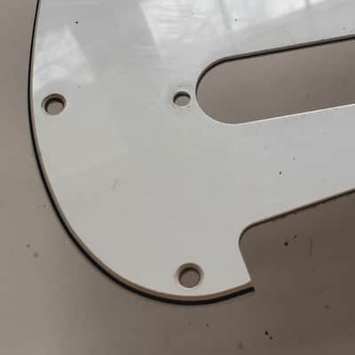 Vintage 1998 Fender Stratocaster USA MIM Pickguard 3 Ply White Relic Guitar Strat Nautral Patina image 18