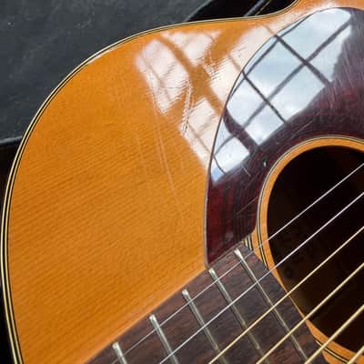 Yamaha FG-75 Folk Guitar 1974 - Natural image 14