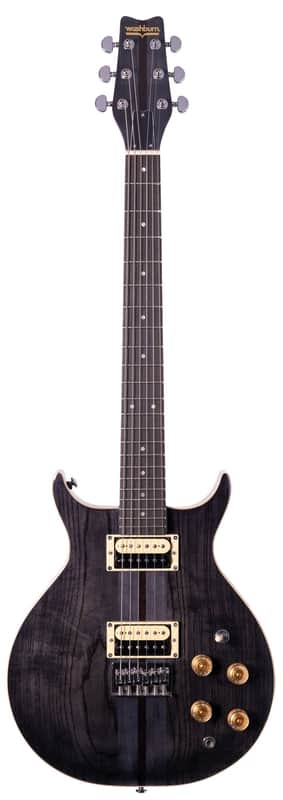 Washburn Hawk 6-String Trans Black image 1