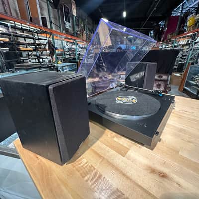 Audio-Technica AT-LP3XBT-BK Automatic Belt Drive Turntable Package with Edifier R990BT Bluetooth image 2