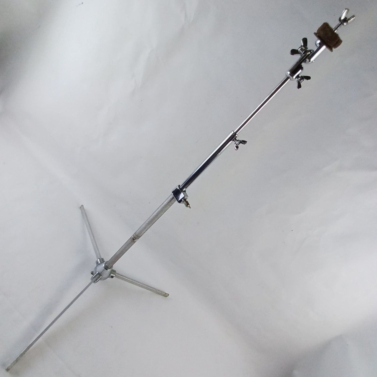 Slingerland Flush-Base Cymbal Stand Vintage 60s #33F Flat-Tripod USA Crash/Ride — main photograph