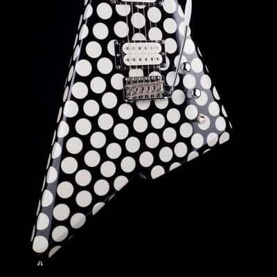 Pre-Owned 2017 Fender Custom Shop Masterbuilt Todd Krause Katana Black & White Dot with OHSC image 4
