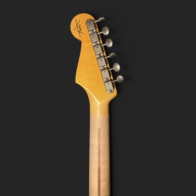 Fender Custom Shop '57 Stratocaster Relic - Time Machine - HW Pickups - 3,37kg 2014 - Black - VIDEO image 10