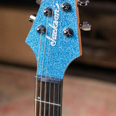 Jackson Pro Plus Misha Mansoor Juggernaut HT6 Electric Guitar - Blue Sparkle - Demo image 5