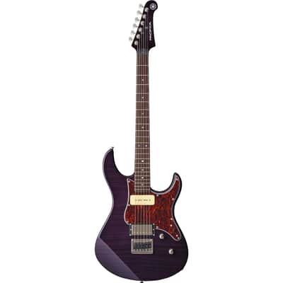 Yamaha Trans Purple, PAC611 Electric Guitar image 2