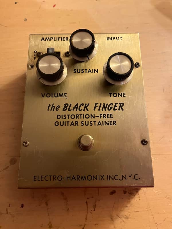 Electro-Harmonix Triangle Black Finger Compressor 1972 - 1978 - Metal image 1