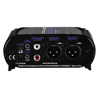 ART Two Channel Pro Converter. XLR, RCA and 1/8" I/O w/ 12V AC Adaptor image 2