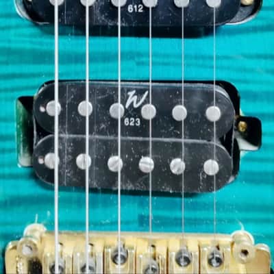 ⚠️ 1993 Washburn USA MG-70 Teal Flame! SSH PUs! Excellent Condition! ⚠️ image 4