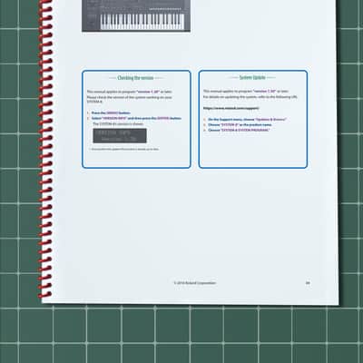 Roland System-8 — Reference Manual User Guide — 47 Pages — USA Made