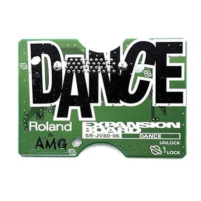 Roland SR-JV80-06 Dance Expansion Board 1990s - Green Made in Japan Worldwide Shipment image 1