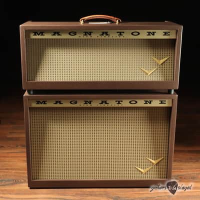 Magnatone Twilighter Stereo 22W+22W Reverb/Vibrato Tube Head & 2x12” Cab image 2