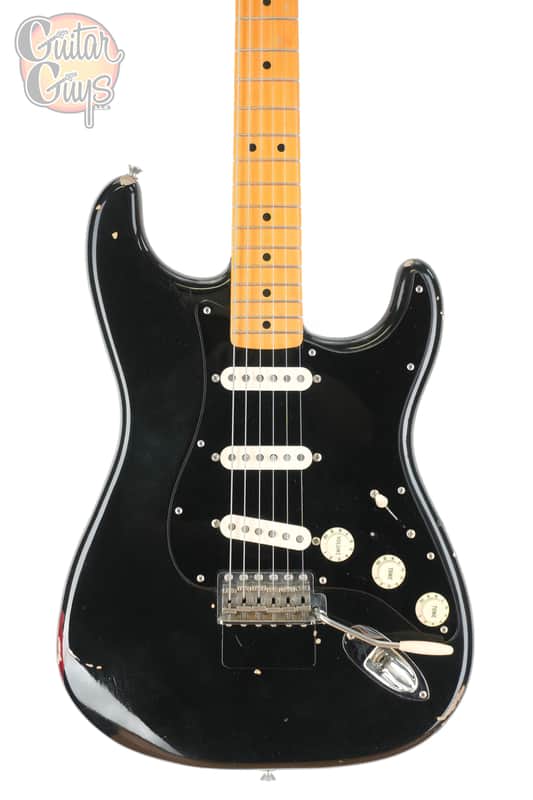 Fender Custom Shop David Gilmour Stratocaster Relic Black image 1