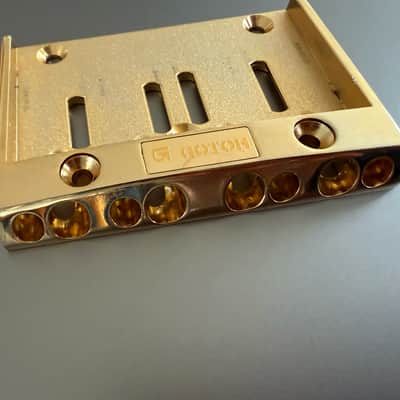 Gotoh 206 Omni Adjust Bass bridge plate 1987-1994 - Gold image 3