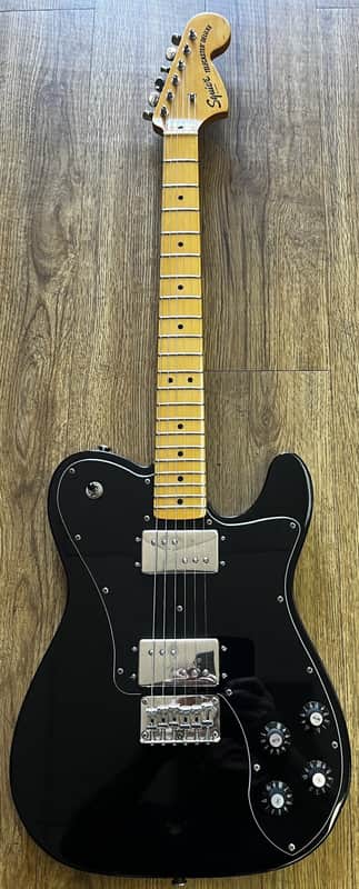 FENDER SQUIER CLASSIC VIBE 70'S TELECASTER DELUXE MAPLE NECK BLACK 2022 (USED) image 1