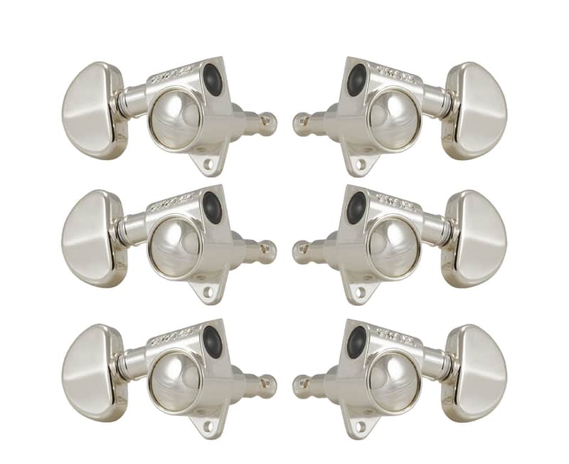 Grover Rotomatic 102-18 Series 3x3 Nickel Tuning Machines image 1