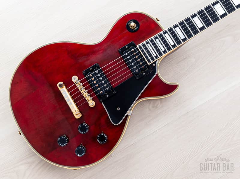 1975 Gibson Les Paul Custom Vintage Guitar Cherry w/ T Tops, Case image 1