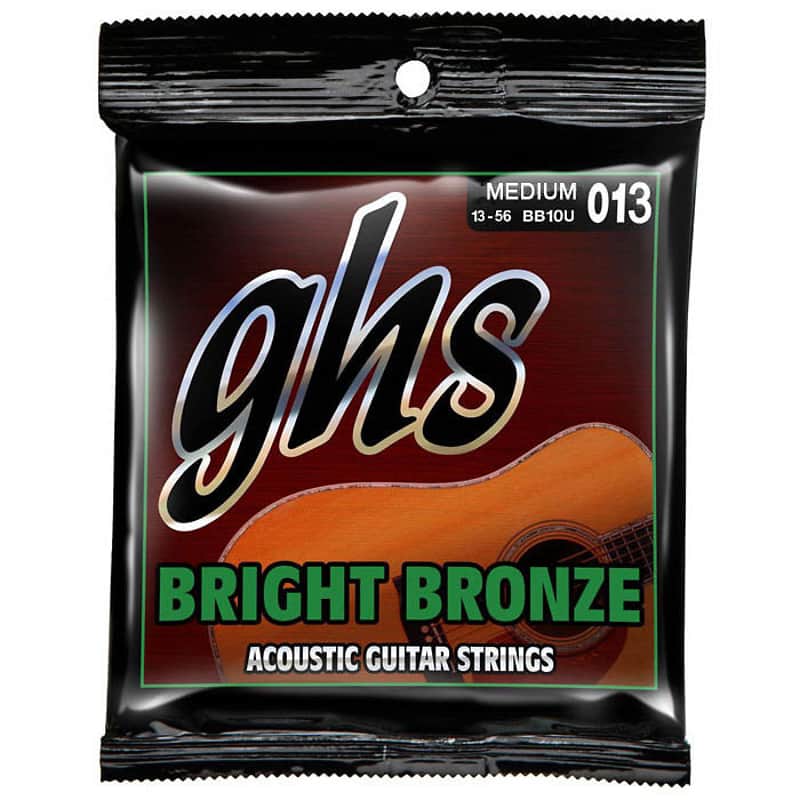 GHS Bright Bronze Med 13-56 Acoustic Guitar Strings image 1