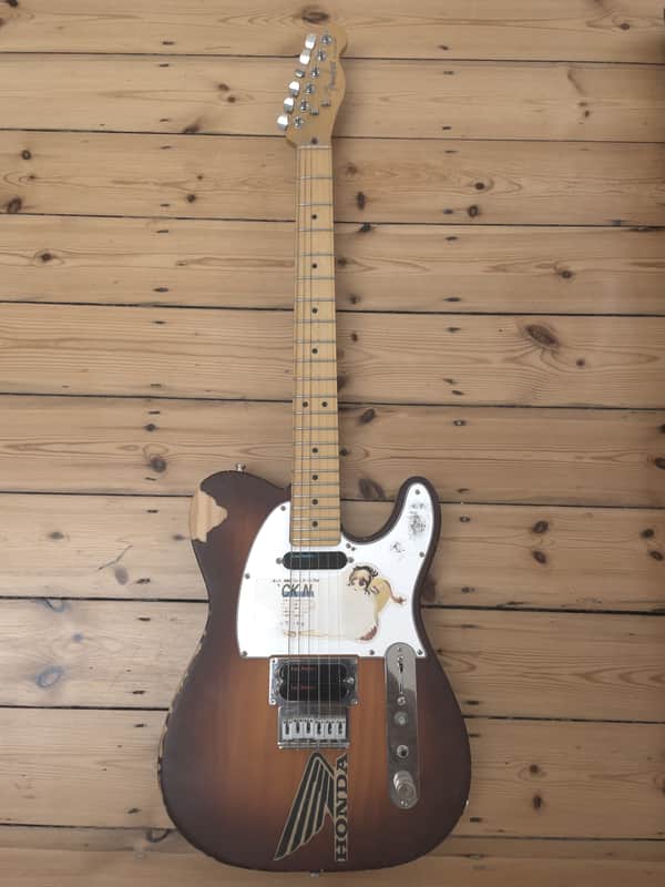 JONNY GREENWOOD TELECASTER (THE PAINTED PLAYER CO.) image 1