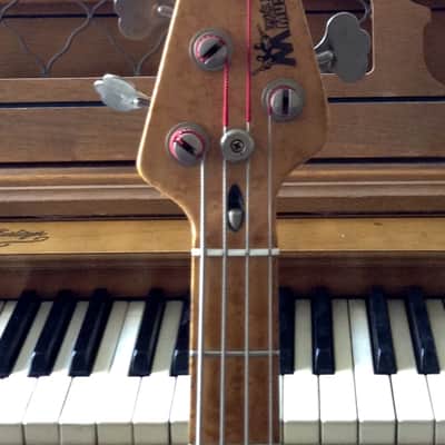 Musicman Stingray Bass 4 string 1987 Black....fantastic Flea Tone image 4