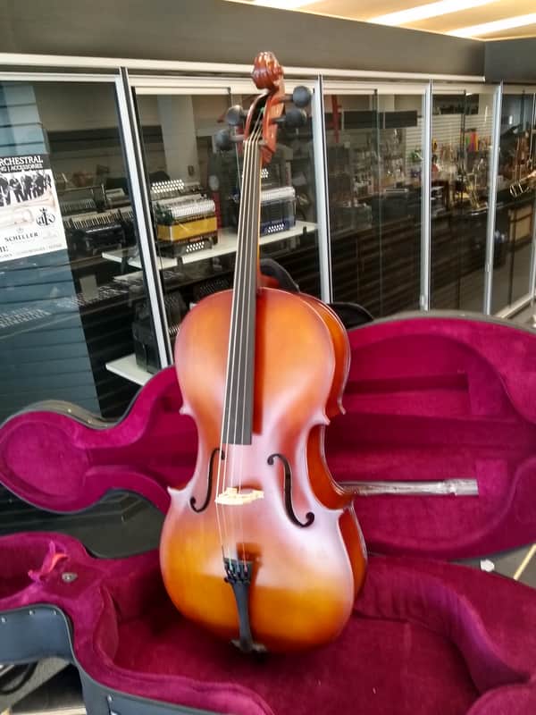 Vienna Strings 1/4 Cello - Walnut Shaded Finish image 1