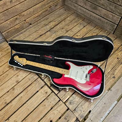 Fender Stratocaster Electric Guitar USA 40th Anniversary 1994, Red Includes Case USED! RKFEN010525 image 7