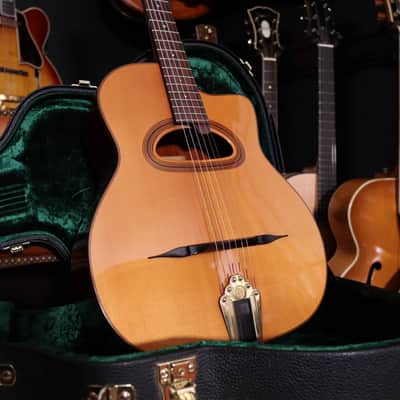 2017 Holo Tradition D-hole Selmer-Macaferri Style Manouche Guitar "Staro" image 13