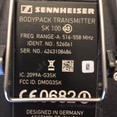 Sennheiser EW 100 G3 A-Band Wireless Transmitter, Reciever, Shure 184, SKP 300 G3 Package image 8