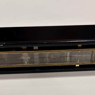 Hohner 7584-C Super 64 X Chromatic Harmonica 2010s - Black and Gold image 4