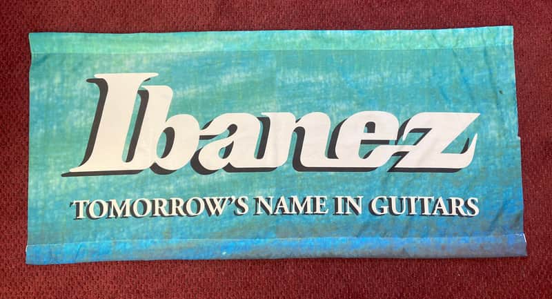 Ibanez Guitars 80’s-90’s - Dealer Banner Sign Vintage Cloth image 1