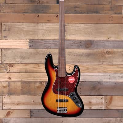 Squier Classic Vibe '60s Jazz Bass Fretless 3-Color Sunburst image 4