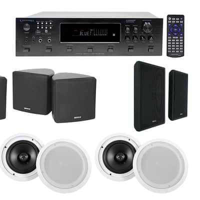 Technical Pro H12X500UBT 6-Zone Home Theater Receiver+Cube+Wall+Ceiling Speakers image 12