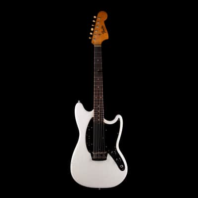 Vintage 1965 Fender Duo-Sonic II White with OHSC image 2
