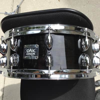 5.5x14 Yamaha Oak Custom Snare drum w/Protection Racket bag. image 12