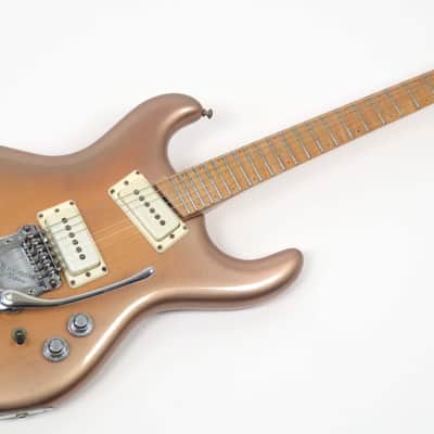 1988 Mosrite M88 - Goldburst Finish - Maple Cap Neck - Semi Mosley Signature - Original Case image 5